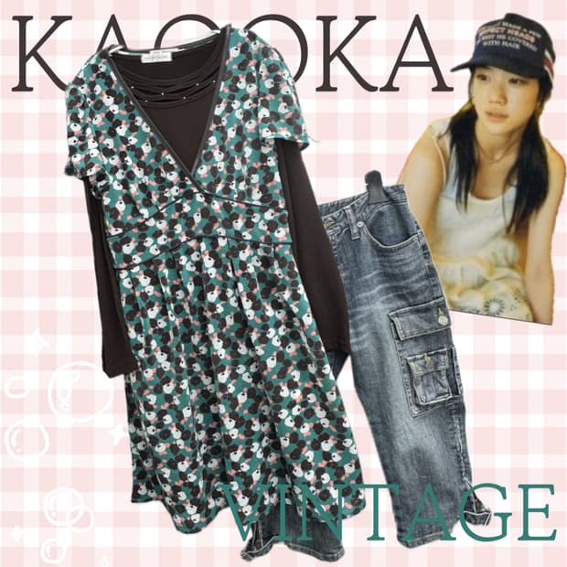 🤎하구미의 너드걸 코디세트🤎 원피스 에스닉 보헤미안 레이어드 히피