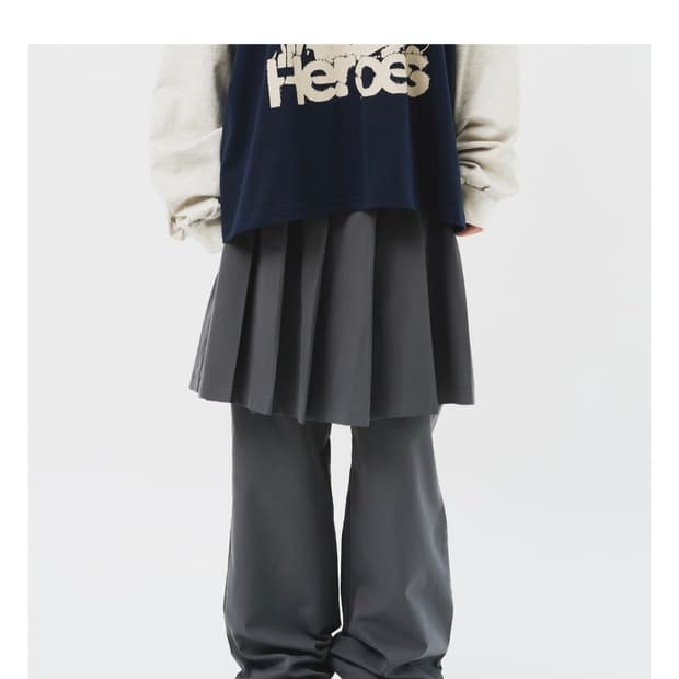 하이파이펑크 Kyo Pleats Skirt Pants 스커트 팬츠