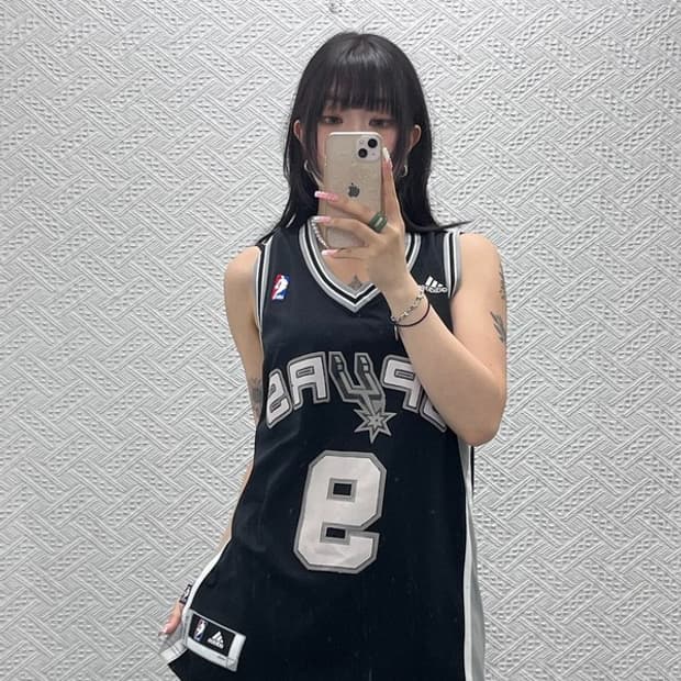 아디다스 샌안토니오스퍼스 토니파커 스윙맨 나시 유니폼 M C12466