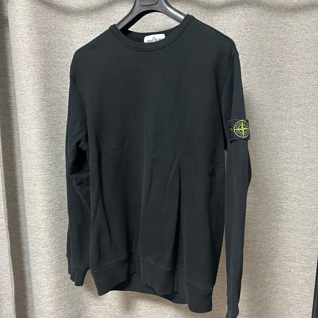 (XXL) 스톤아일랜드 맨투맨 블랙 