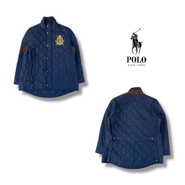  폴로랄프로렌 자수 퀼팅 자켓 y13979