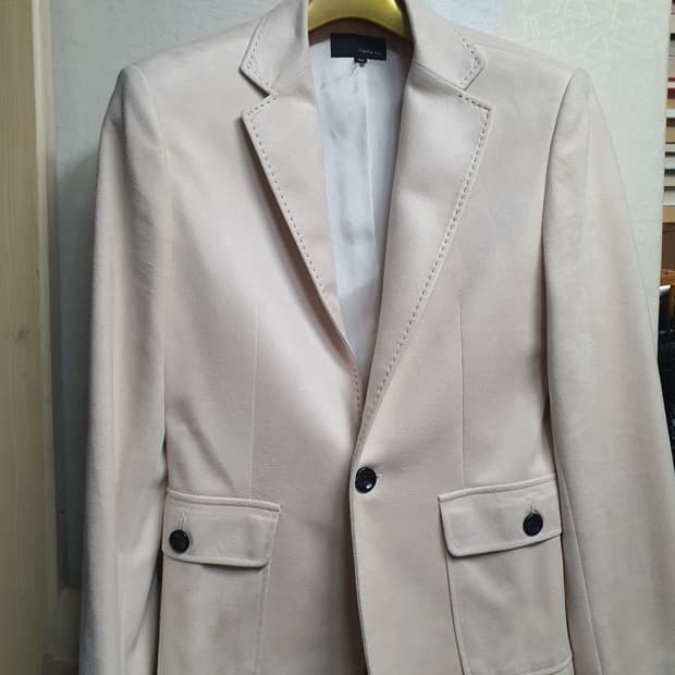 Top man 벨벳 블레이저 자켓 