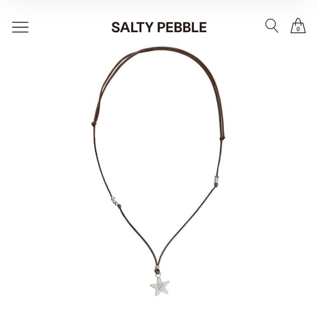 솔티페블 목걸이 PB STAR NECKLACE