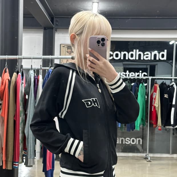 히스테릭 글래머 HG 로고 트랙 자켓 집업