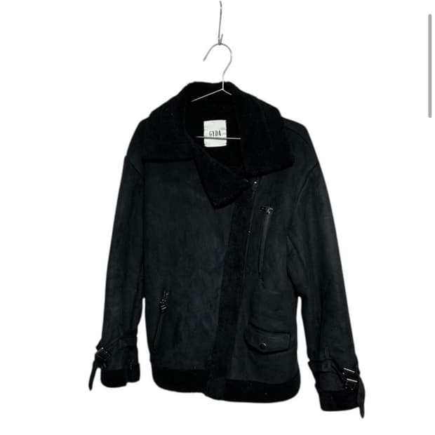 Vintage GYDA 블랙 무스탕 자켓 