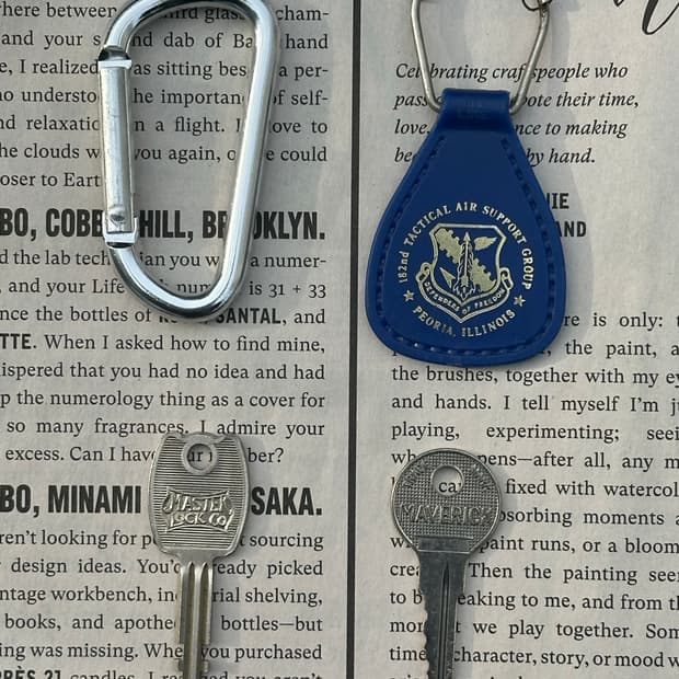 [EAST] America vintage keyring