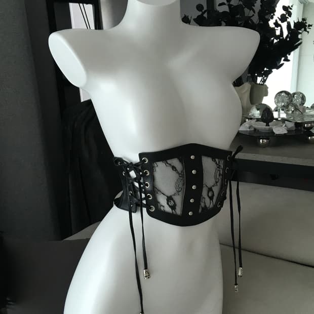༒ Mesh corset