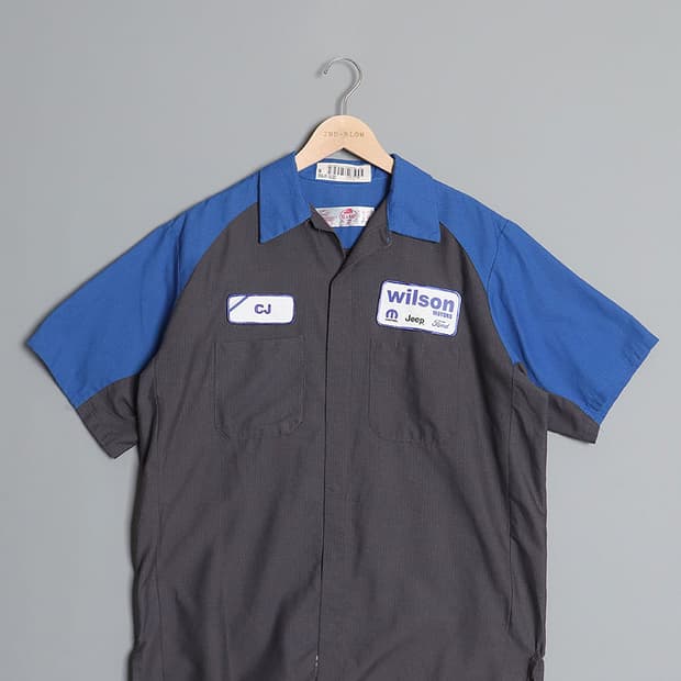 90's RED KAP Ripstop Ford Work Shirts