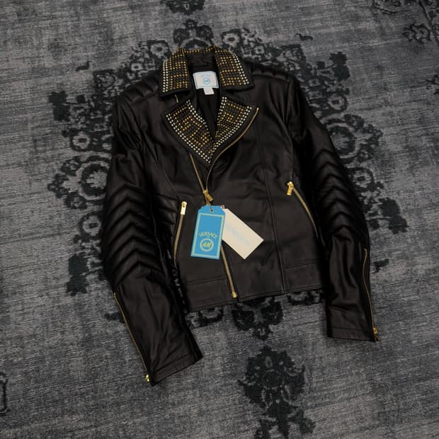 Vesace X H&M 11fw collection leather bik