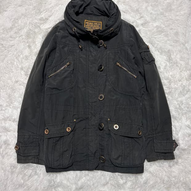airforce type multi pocket military jack