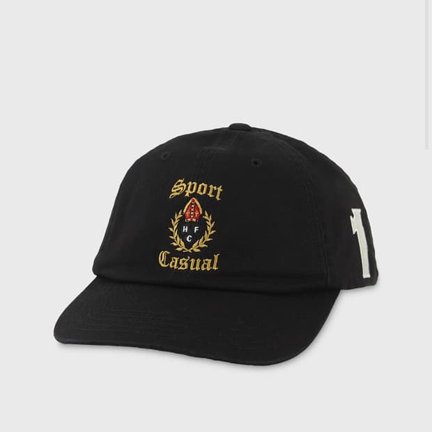 S&C CREST TWILL 6 PANEL CAP / Black