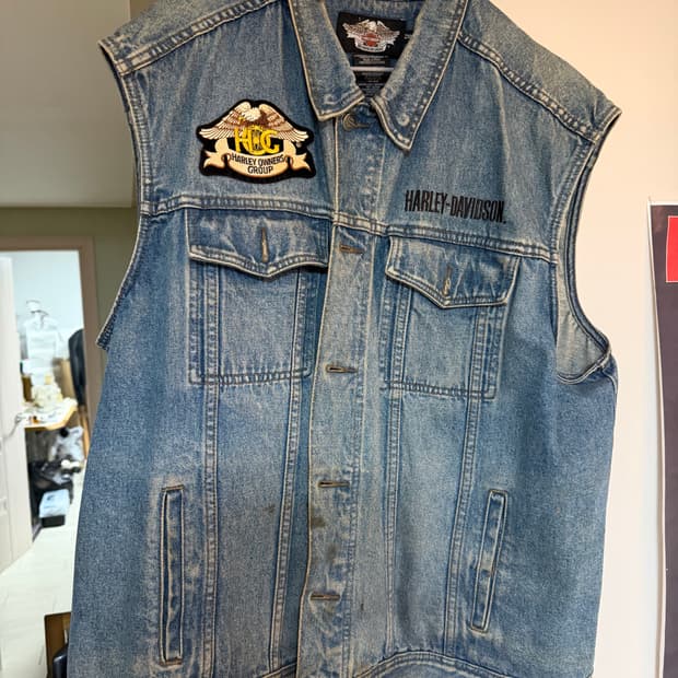 할리 데님 베스트 2xl