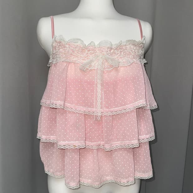 Pink Dot Sleeveless