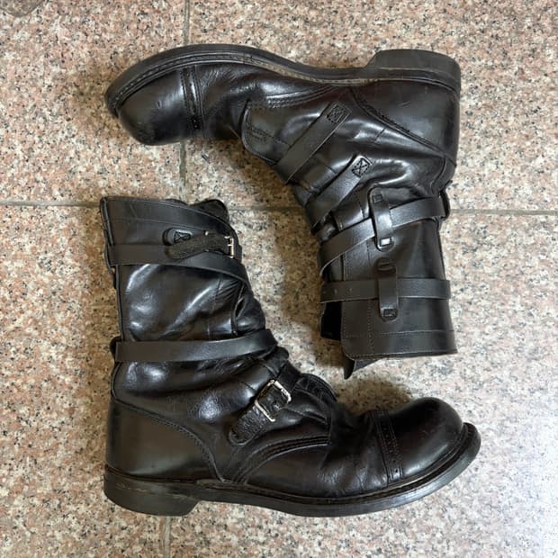 초희귀 80년대 Double H사 Tanker boots