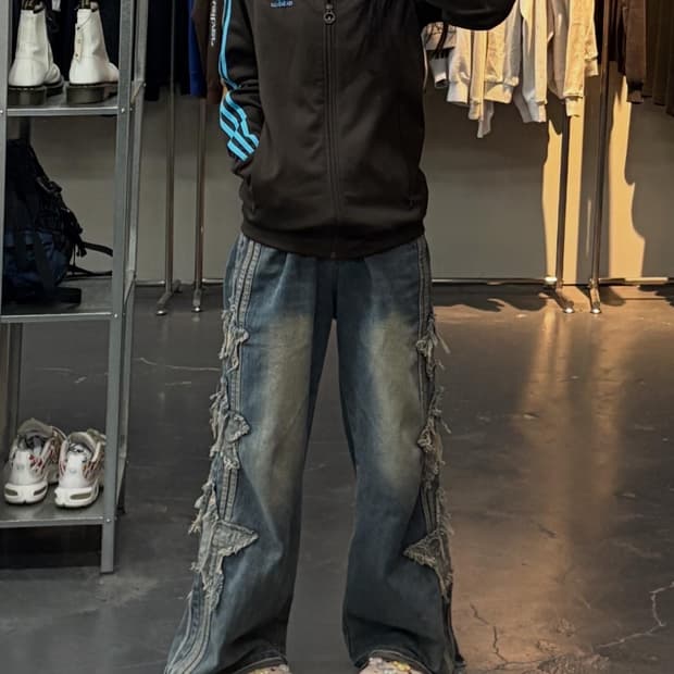 아디다스 유로파 브라운 블루 민트초코 져지 A2772