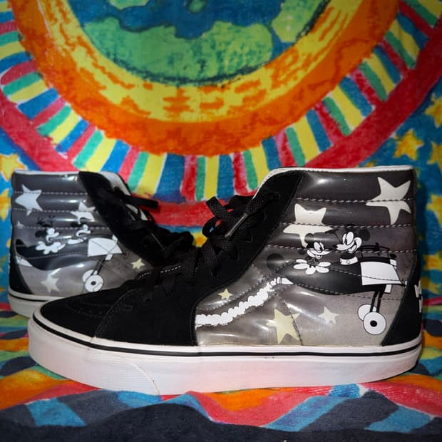90주년 반스 x 디즈니 미키마우스 Plane Crazy Sk8-Hi
