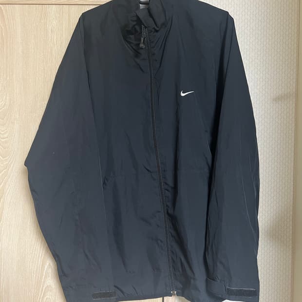00s 나이키 솔로 스우시 올드스쿨 블랙 바람막이 윈드브레이커
