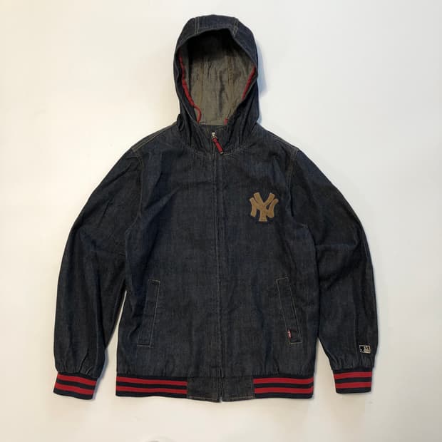 2000s MLB 뉴욕양키즈 데님자켓 
