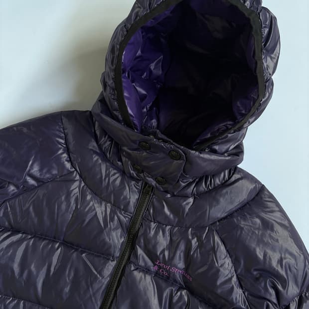 리바이스 빈티지 퍼플 패딩