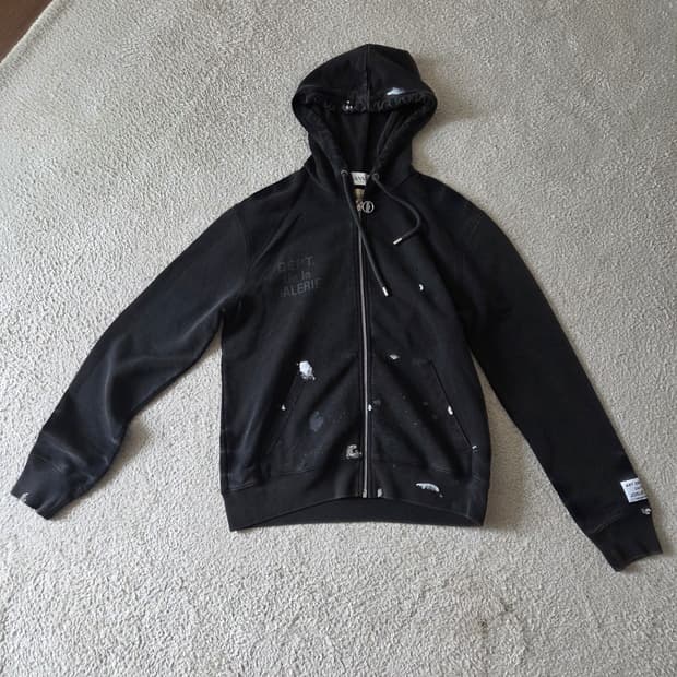 gallery dept.X lanvin 집업 후드 블랙 라지