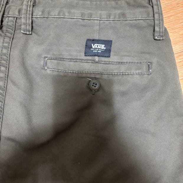 빈티지 Vans 반스 카키색 면바지