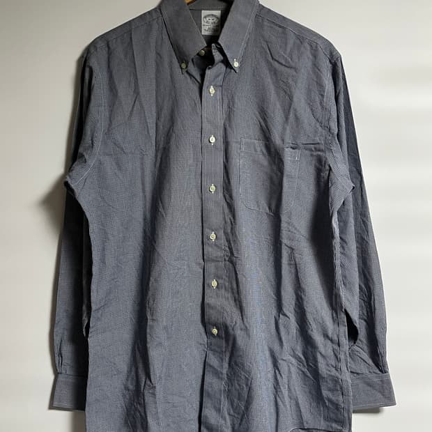 공용 브룩스브라더스 잔체크 셔츠 남방 100