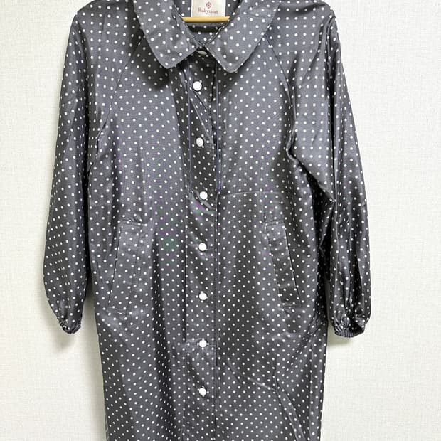 도트 빈티지 롱 자켓