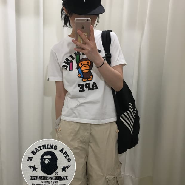 베이프 베이비 마일로 티셔츠