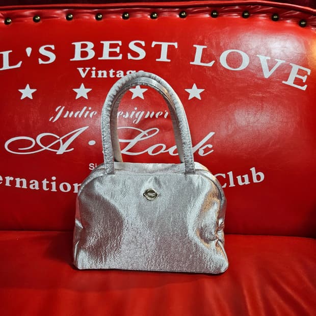 (미사용)언에디드(ANEDIT) 메탈릭 미니 토트백