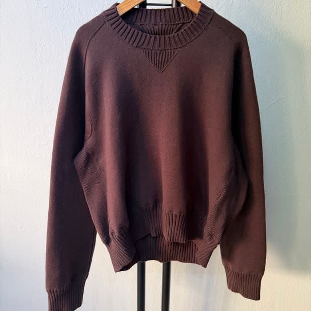 매장판정품) 사카이 여성 루즈핏 캐시미어 니트 스웨터 1