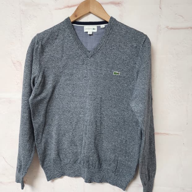 라코스테 V넥 니트