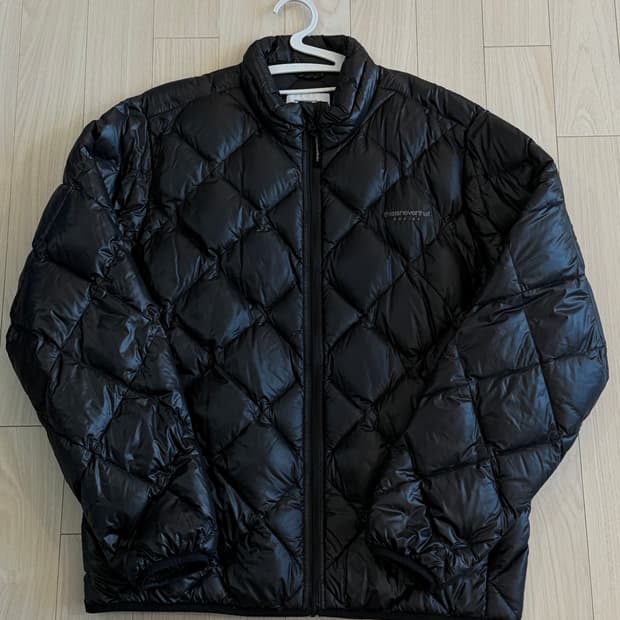 디스이즈네버댓 울트라라이트 다운자켓 블랙 L