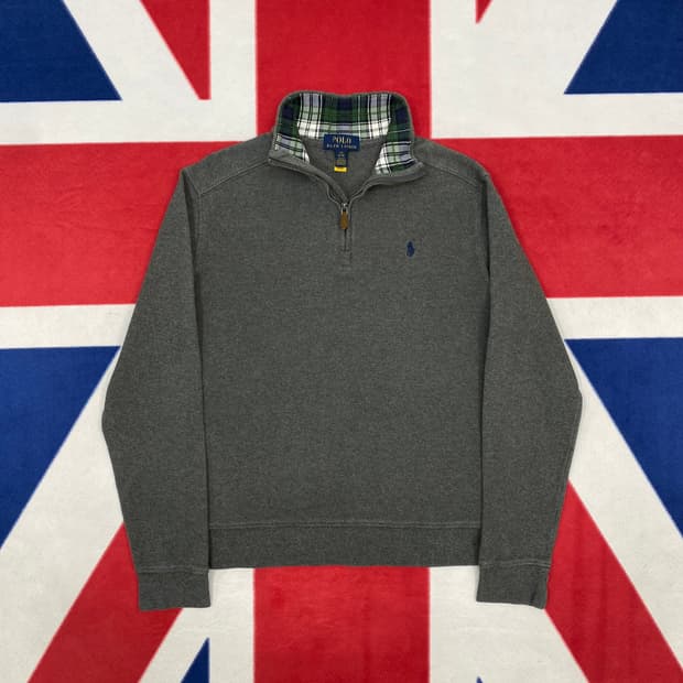 폴로 반집업 스웻셔츠 실측 여성55