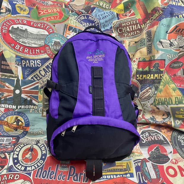 90s 아식스 올드스쿨 고프코어 27L 백팩 가방 