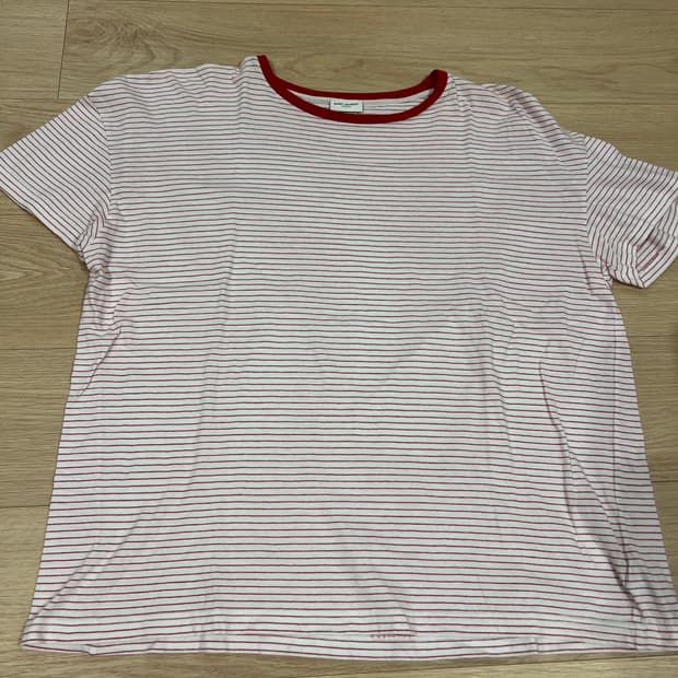 생로랑 에디슬리먼 링거 티셔츠