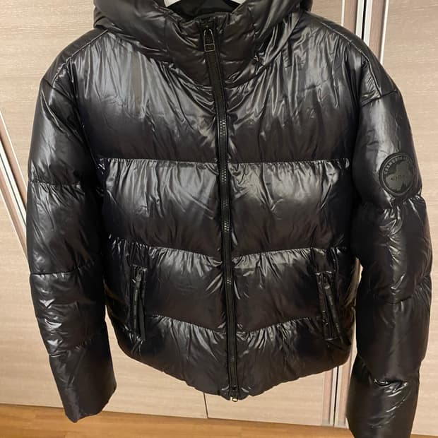 아이더 구스다운 블랙 105