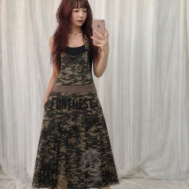 카모 소녀 원피스 