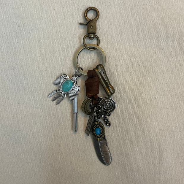 Indi Turquoise Keyring – 인디 터키석 빈티지 키링