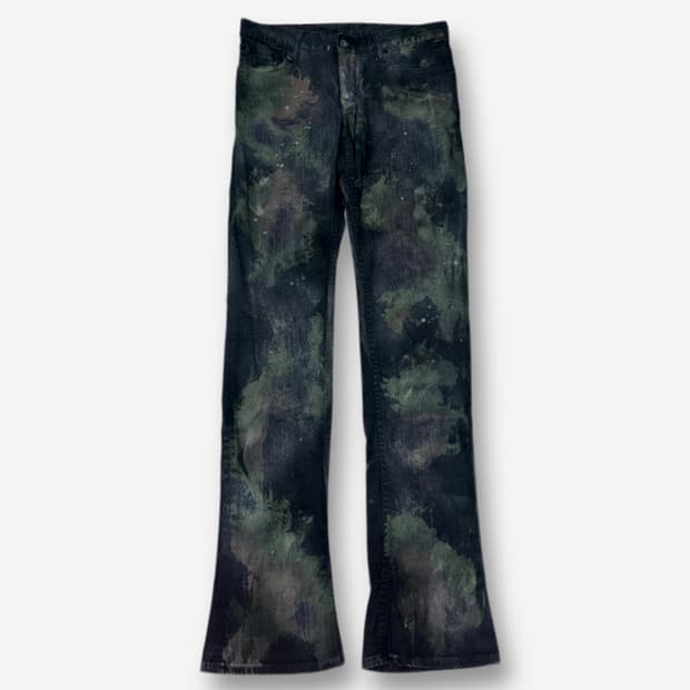 [29] L.G.B S-WOLF Mud Dyed Flare Denim