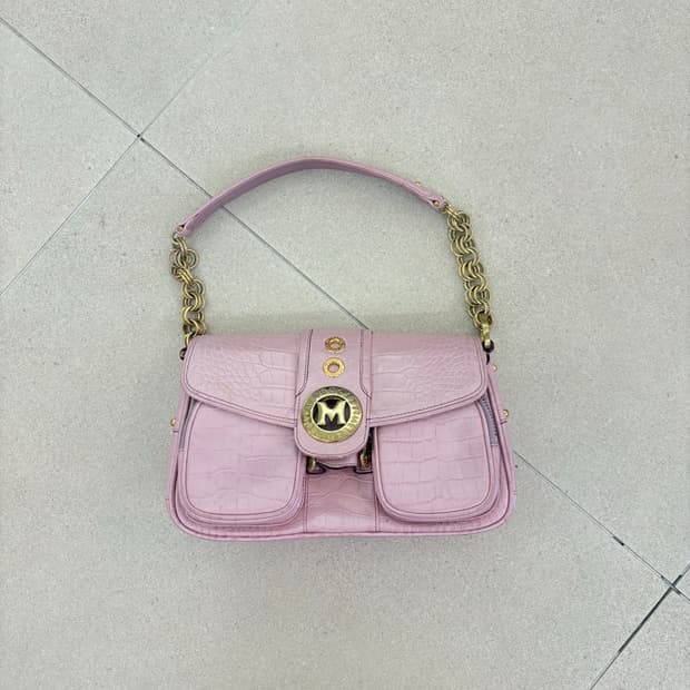 메트로시티 핑크 숄더백