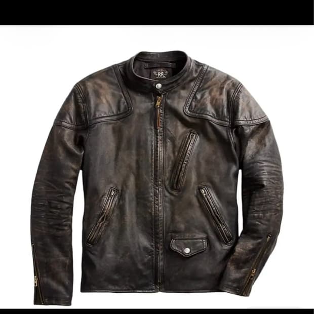 RRL 슬림핏 모토레더 자켓 L