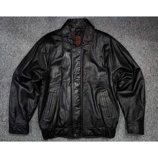 빈티지 양가죽 램스킨 집업 봄버 가죽자켓 레더자켓 105