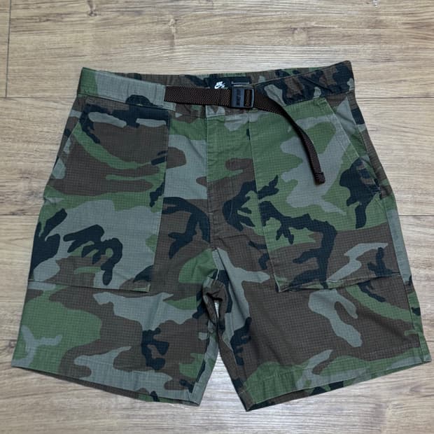 나이키 SB 립스탑 카모 쇼츠 반바지