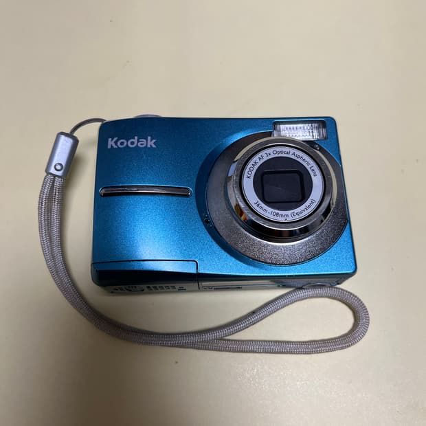 코닥 c813  청량한 블루 빈티지 디카 카메라