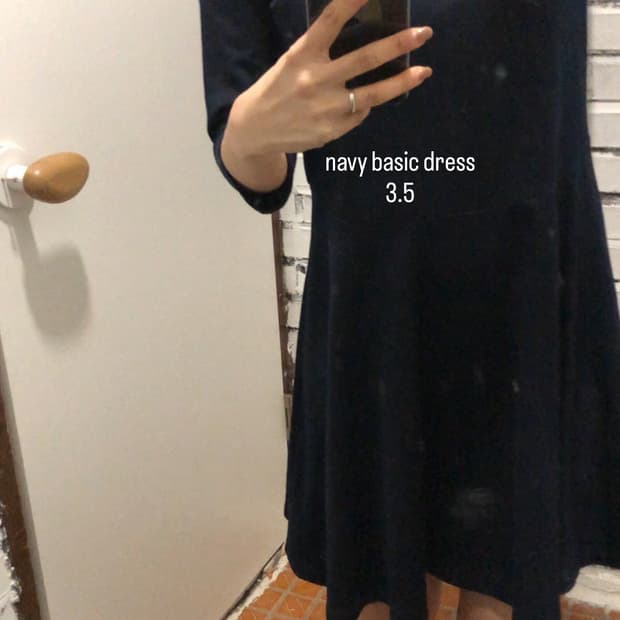 네이비 드레스