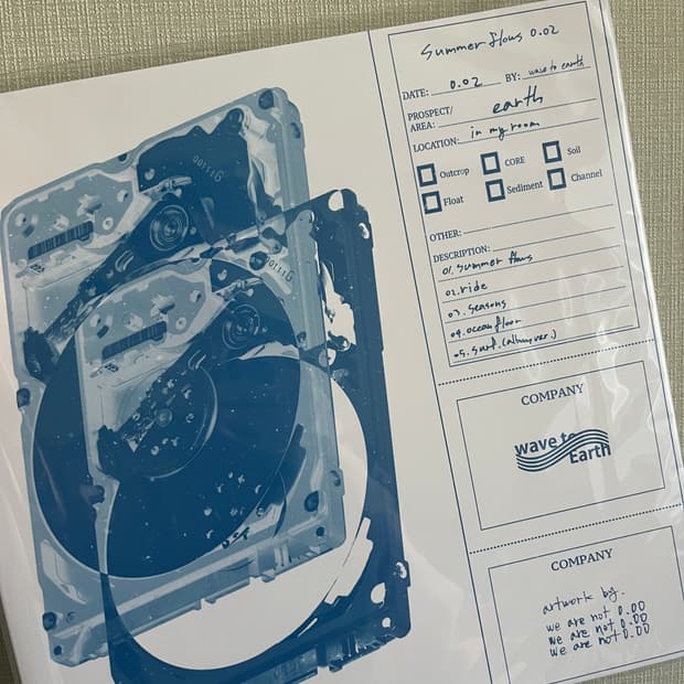 (미개봉) 웨이브투어스 Summer Flows 0.02 LP