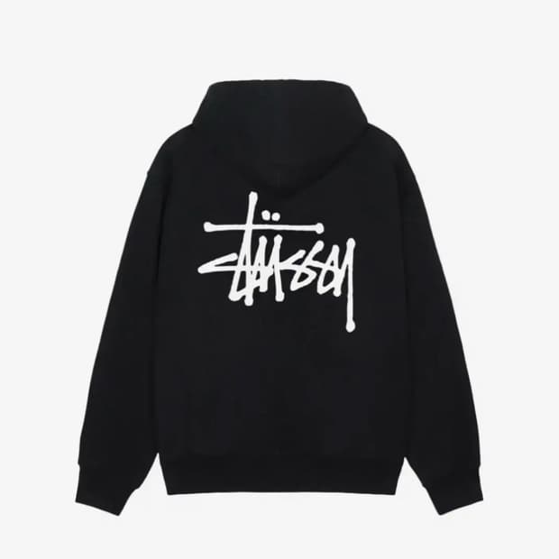 스투시 베이직 로고 후드 M