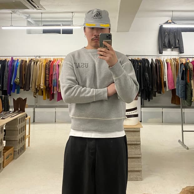 리얼맥코이 미공군 스웻셔츠