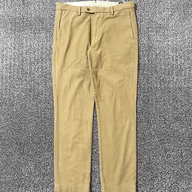 빈티지9. 폴로랄프로렌 코튼 치노팬츠 베이지 슬림핏 면바지