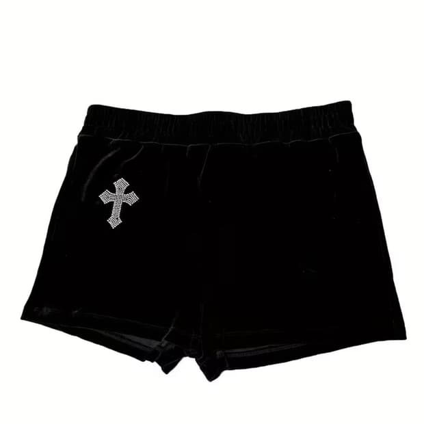 *무료배송* 큐빅 로고 십자가 반바지 쇼츠 숏팬츠